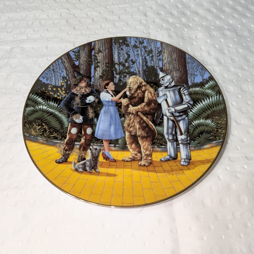 Wizard of Oz Fourth Collector Plate "I Even Scare Myself" 1992 Limited Edition